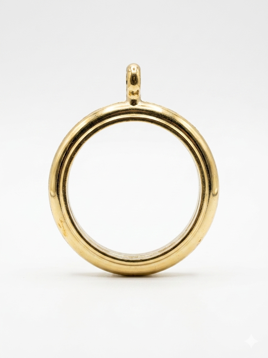 Curtain Rod Fittings Only Ring Gold Plated
